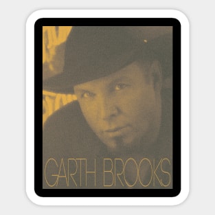 Garth Brooks Poster Sticker